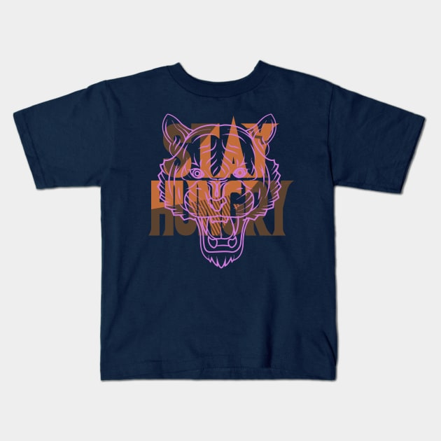 Stay Hungry Cider Kids T-Shirt by funandgames